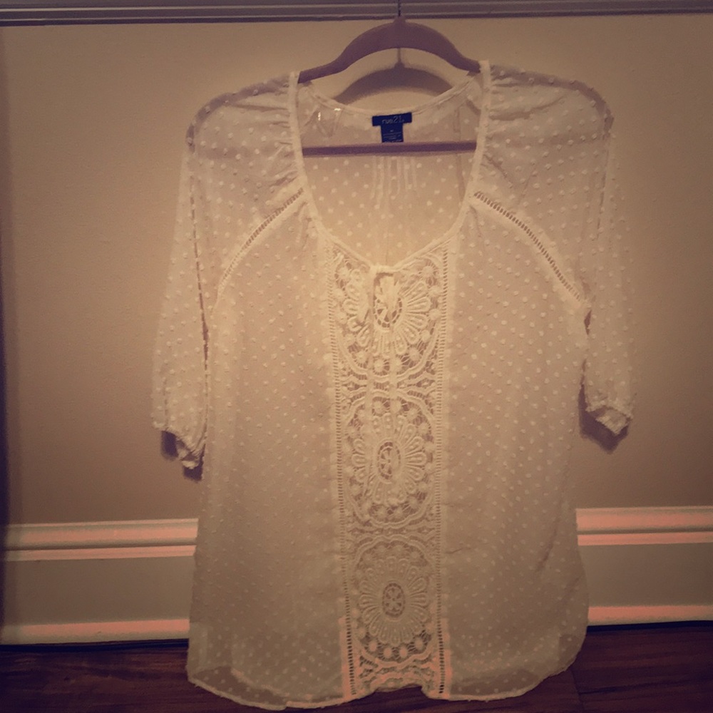 White long sleeve shirt